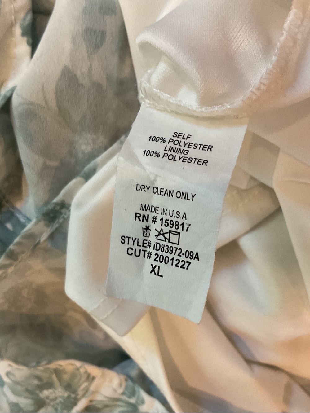 ALTAR’D STATE Smocked Scoop Neck Floral Mini Dress Mint Green NWOT XL ruffles - Picture 11 of 14